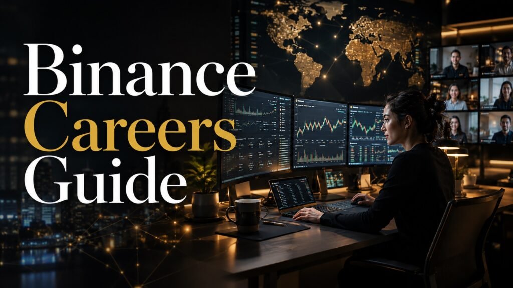 Binance Careers Guide: Remote Crypto Jobs, Account Management Roles & Global Opportunities Remote fintech professionals collaborating in a modern cryptocurrency operations environment representing Binance careers and blockchain jobs
