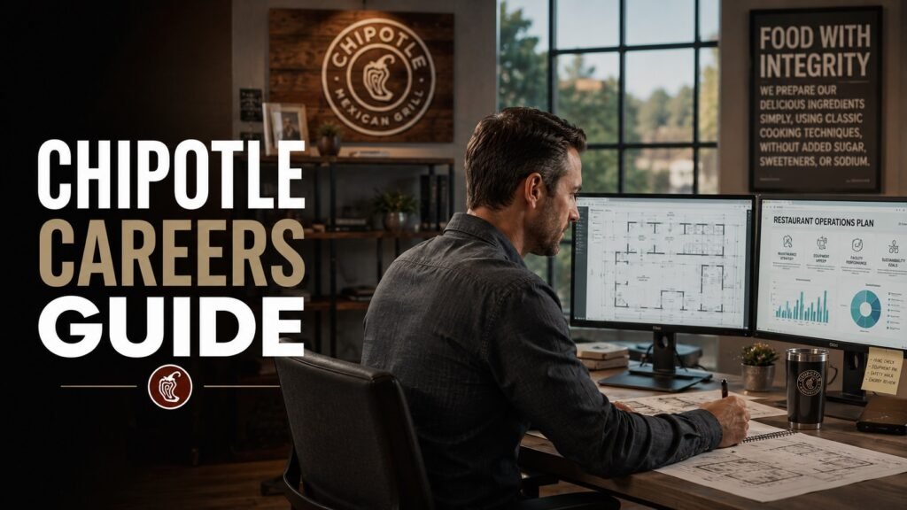 Chipotle Careers Guide 2026: Remote, Corporate & Restaurant Career Opportunities Professional overview of Chipotle careers, facilities management jobs, operations careers, and corporate employment opportunities.