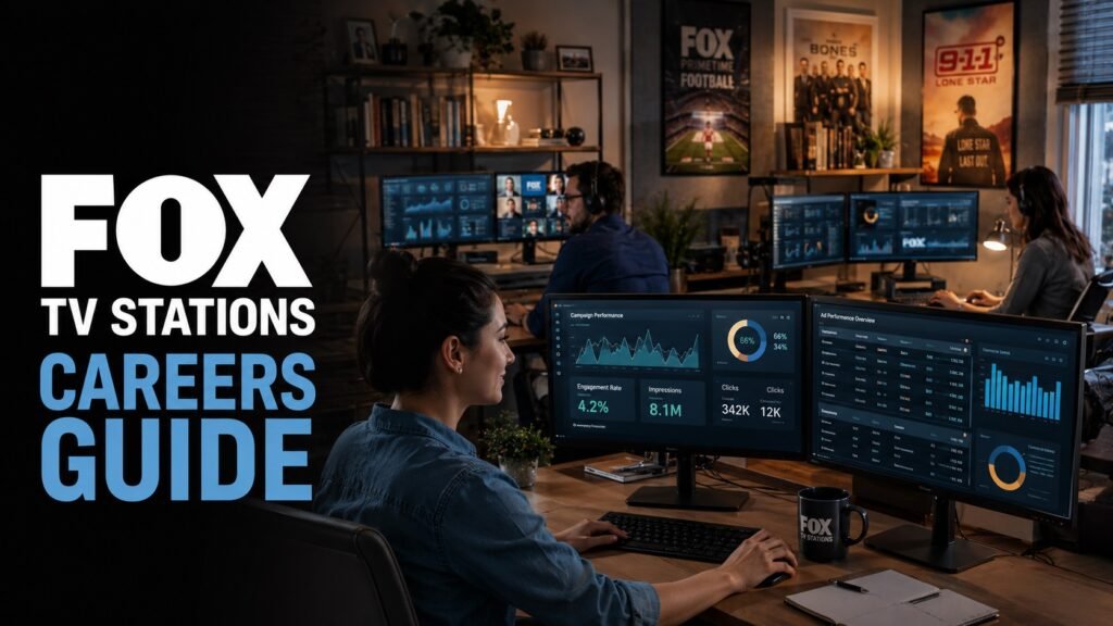 Fox TV Stations careers guide for remote advertising, media operations, and digital marketing jobs