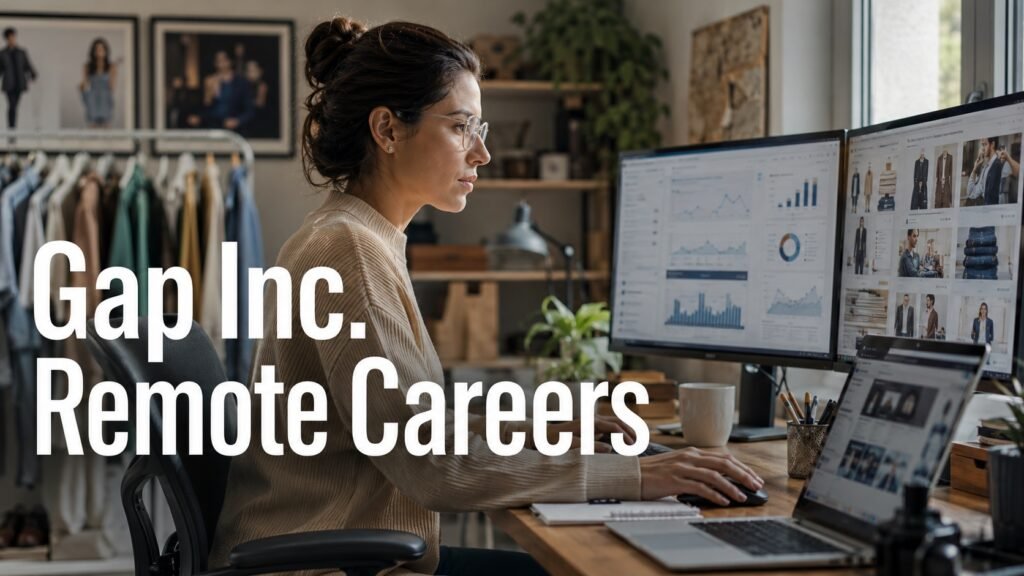 Gap Inc. Careers: Remote Program Manager Jobs, Digital Roles & What Applicants Should Know Remote program manager reviewing digital retail operations and Gap Inc career opportunities