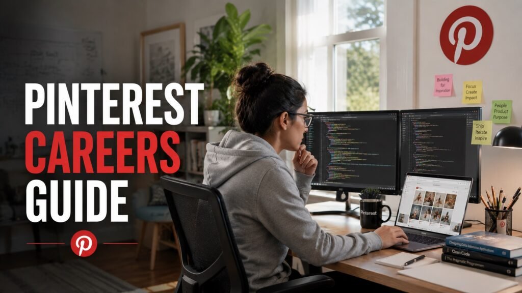 Pinterest Careers Guide 2026: Remote Jobs, Internships, Benefits & Hiring Insights Pinterest careers guide featuring remote jobs, software engineering internships, hiring process, and career opportunities.