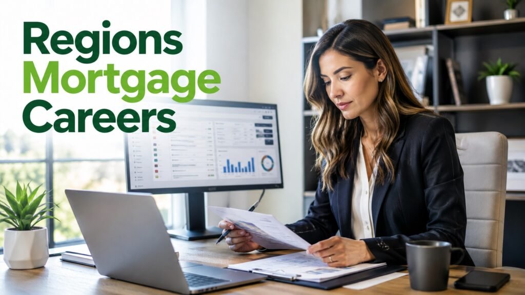 Regions Careers: Remote Mortgage Jobs, Loan Officer Opportunities & Application Guide Remote mortgage loan officer exploring Regions career opportunities