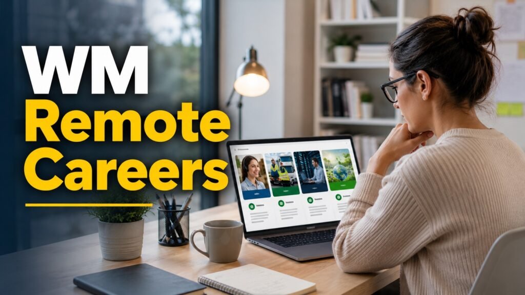 WM Careers: Remote Jobs, Entry-Level Roles & Application Guide Entry-level job seeker exploring WM remote and career opportunities