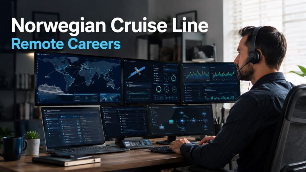 Norwegian Cruise Line Careers: Remote Satellite Network Engineer Jobs & Application Guide Remote satellite network engineer reviewing Norwegian Cruise Line connectivity and network engineering career opportunities