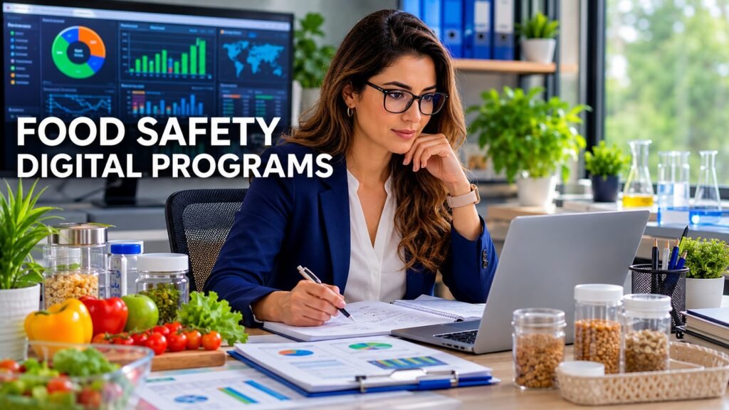 PepsiCo R&D FSQA Digital Programs Career Guide: Skills, Salary, Resume Tips, and How to Apply Senior food safety and quality assurance analyst reviewing digital program dashboards in a modern R&D office