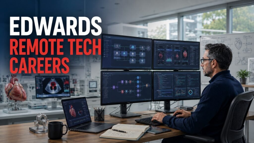 Edwards Lifesciences Remote Jobs and Software Engineering Careers 2026: Roles, Pay and How to Apply Senior software engineer developing cardiovascular medical technology for an Edwards Lifesciences remote careers guide.