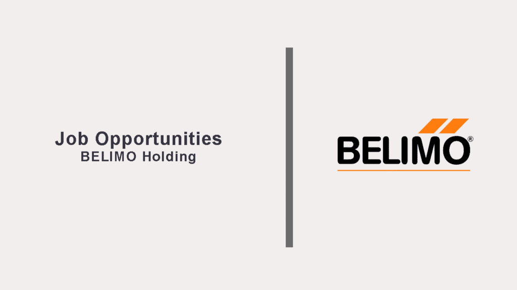 Remote Digital Solutions Manager – Cloud, IoT & Embedded Systems (80-100% Hybrid) BELIMO Holding Jobs