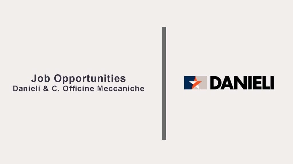 Hiring Now: Software Developer in Italy – Earn Competitive Pay at Danieli Group Danieli & C. Officine Meccaniche Jobs