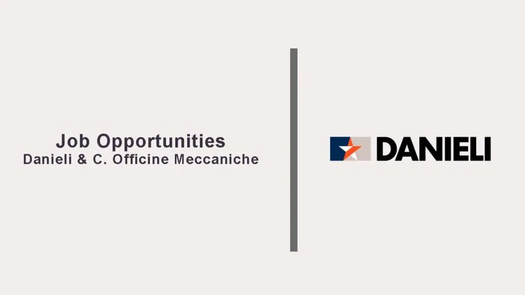 Danieli & C. Officine Meccaniche Jobs