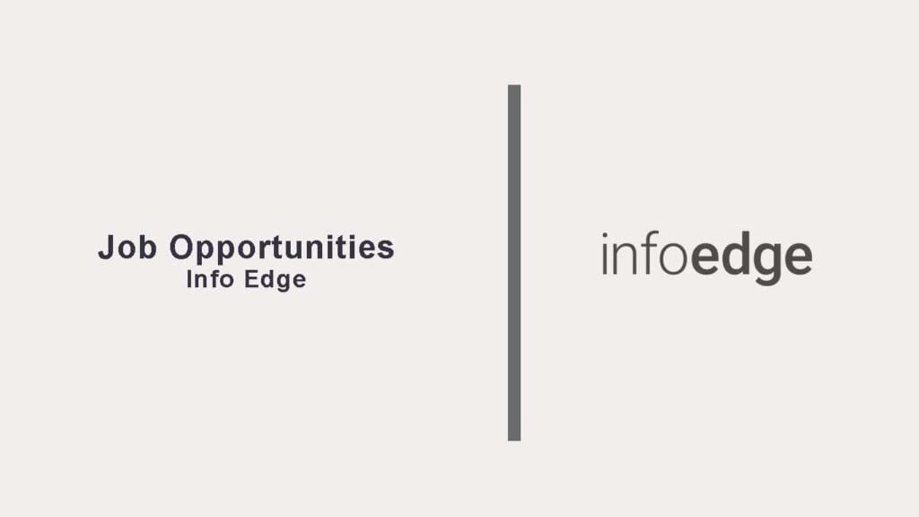 High-Paying Direct Sales Job at Info Edge – Earn Up to ₹8 LPA! (Apply Now) Info Edge Jobs