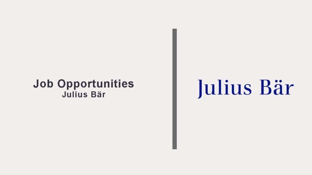 Julius Bär Jobs