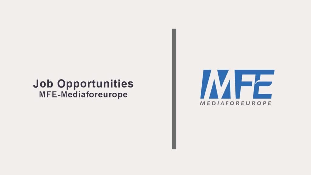 MFE-Mediaforeurope Jobs