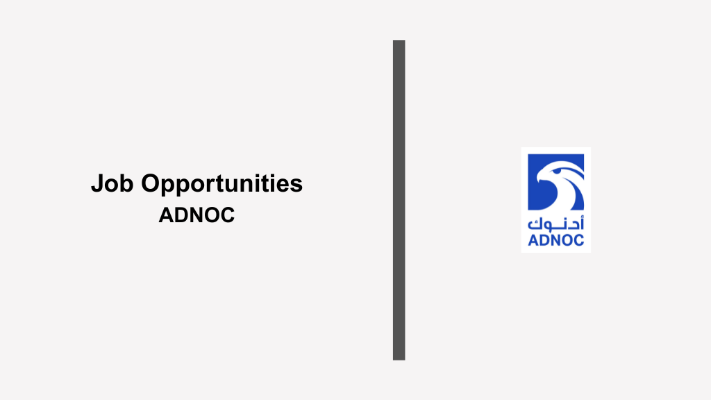 Project Manager Driving Complex Engineering Projects to Completion Job opportunities at ADNOC
