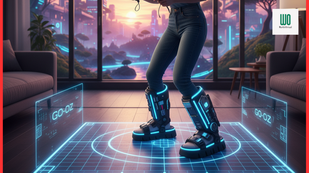 Your VR Adventures Are About to Get Real. Introducing GO-OZ VR Sandals GO-OZ VR Sandals-Walk Inside Games Without Leaving Home