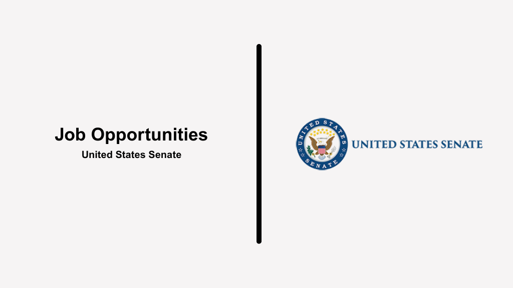 job opportunities at United States Senate