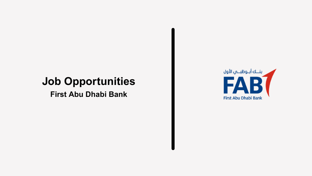 Officer Data Entry Emiratized Role at First Abu Dhabi Bank UAE job opportunities at FAB