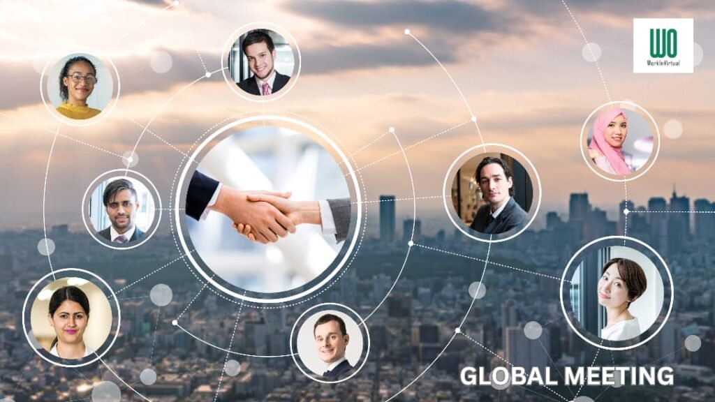 global meeting A global meeting indicates that remote work skills matter the most now and in future too