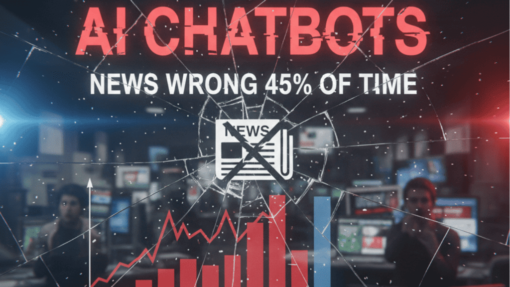 AI Chatbot Errors Exposed: Study Finds 45% of News Summaries Fail AI Chatbots Fail 45% of the Time in News Accuracy Study