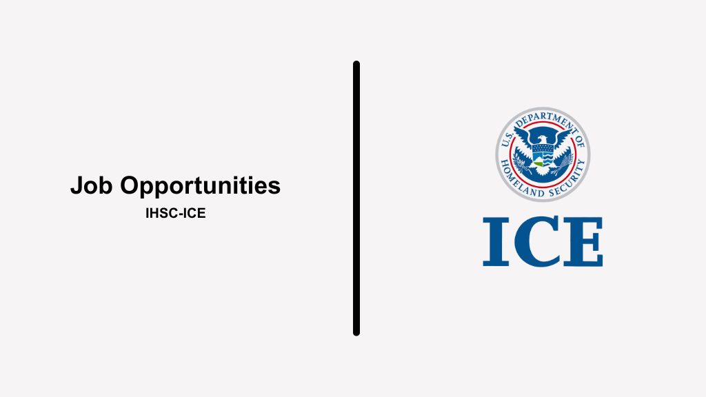 Jobs at IHSC-ICE