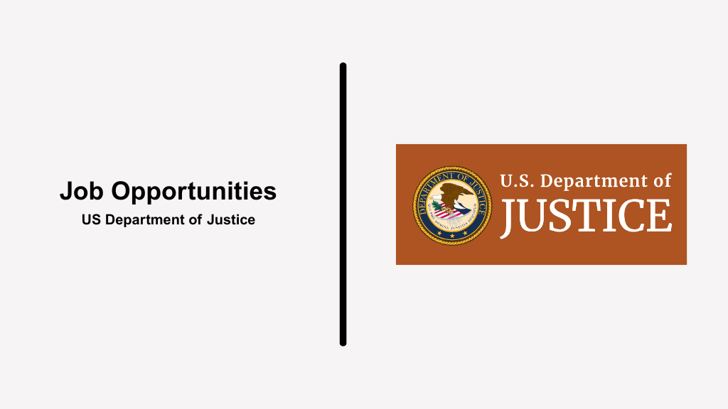 Pursue a Prestigious Legal Career as an Assistant U.S. Attorney | Earn $82K–$195K job opportunities at US Department of Justice