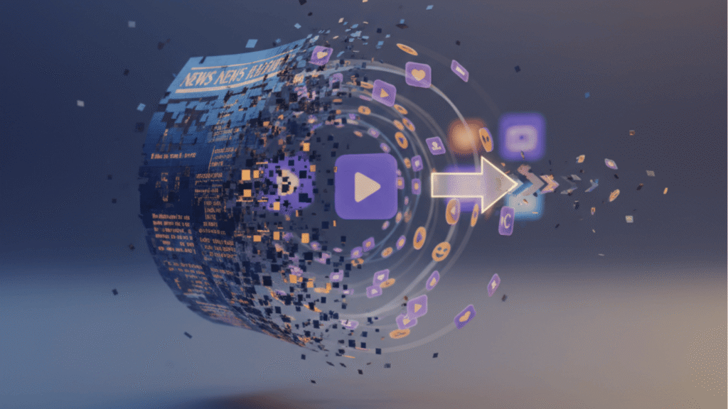 The Great Uncoupling: News Traffic Crashes 30% as Social Media Starves Sites Digital news dispersing into social media