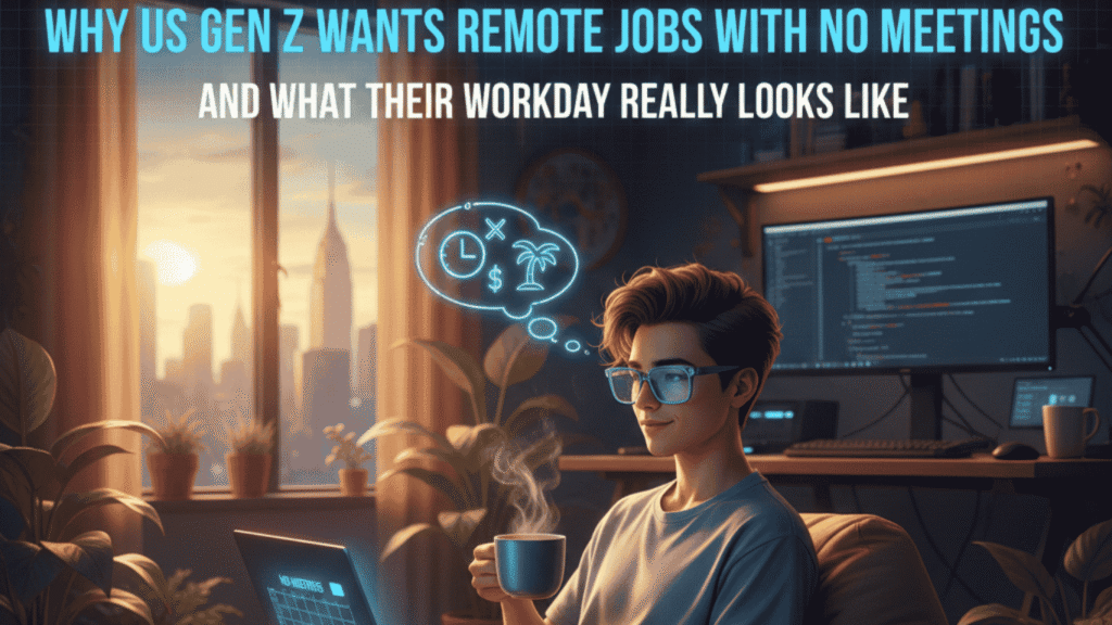 Why US Gen Z Wants Remote Jobs With No Meetings