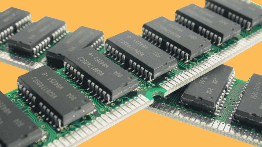 Two Memory Chips Two Memory Chips