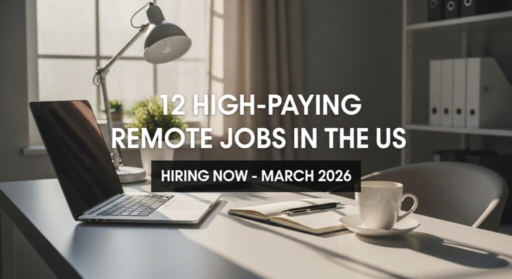 12 High-Paying Remote Jobs Hiring in the US Right Now (March 2026) 12 High-Paying Remote Jobs Hiring in the US Right Now (March 2026)
