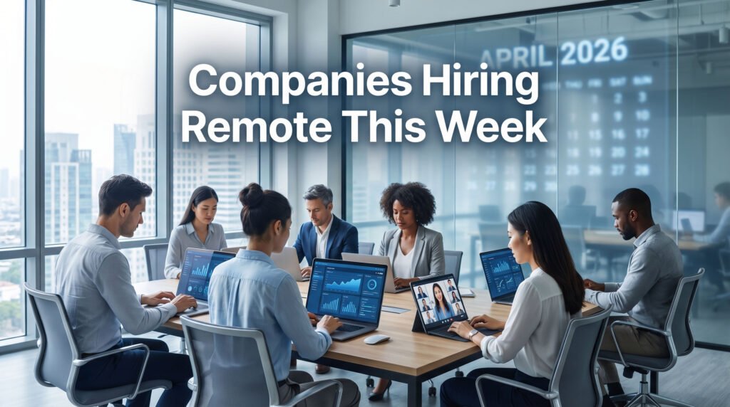 Companies hiring remote workers this week in the US April 2026