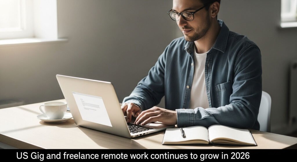 US Gig and Freelance Remote Work Expands in 2026 as Companies Shift Toward Flexible Hiring Models Growth of freelance and gig remote work across US companies in 2026