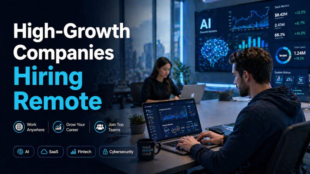 High-growth companies hiring remote workers in the US