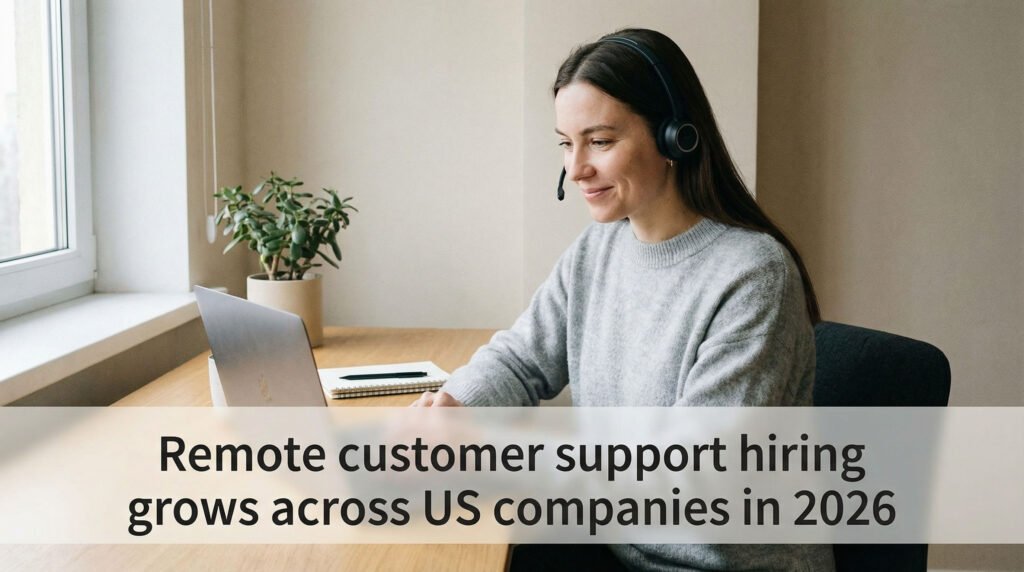 US Companies Expand Remote Hiring for Customer Support Roles as Demand for 24/7 Service Increases US companies expanding remote customer support hiring to meet growing service demand in 2026