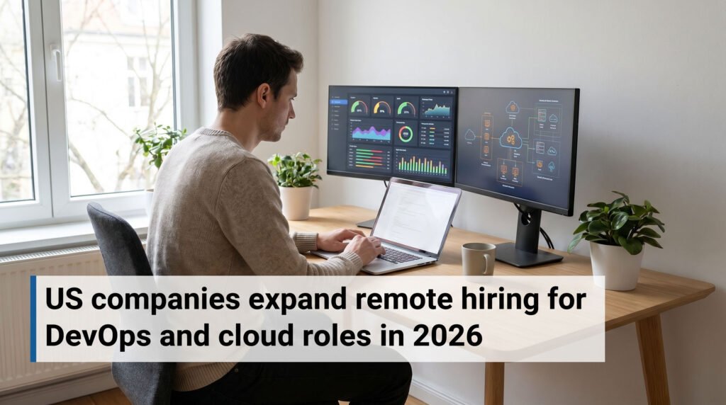 US Remote Hiring for DevOps and Cloud Infrastructure Roles Grows as Companies Scale Digital Systems US employers increasing remote hiring for DevOps and cloud infrastructure roles in 2026