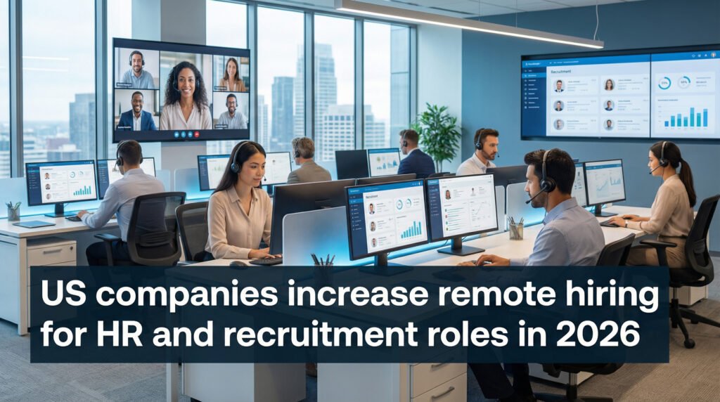 US Remote Hiring for HR and Recruitment Roles Increases as Companies Focus on Talent Acquisition US employers expanding remote HR and recruitment hiring in 2026