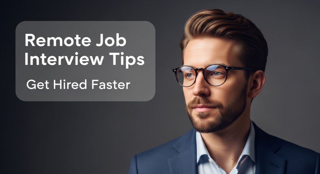 Remote job interview tips work from home interview setup