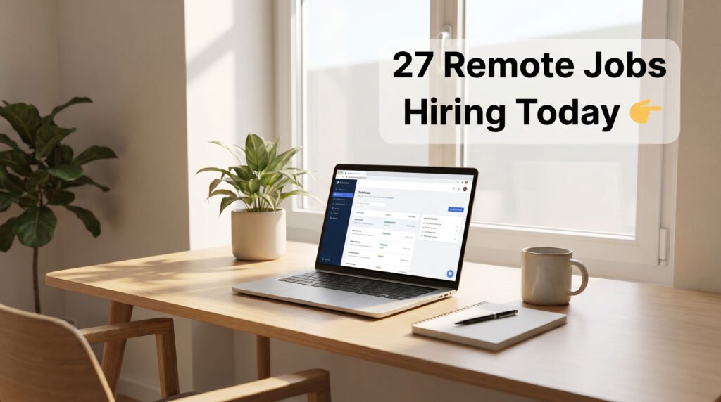 27 remote jobs hiring today in the United States April 2026