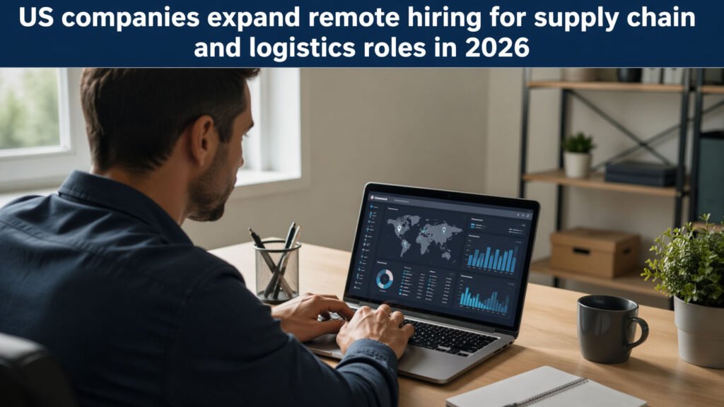 US Companies Increase Remote Hiring for Supply Chain and Logistics Roles as Digital Operations Expand US employers increasing remote hiring for supply chain and logistics professionals in 2026