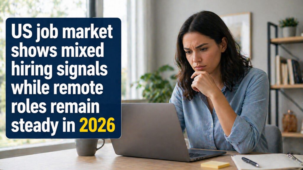 US Job Market Shows Mixed Signals in 2026 as Remote Hiring Holds While Overall Demand Softens US job market shows mixed hiring signals while remote roles remain steady in 2026