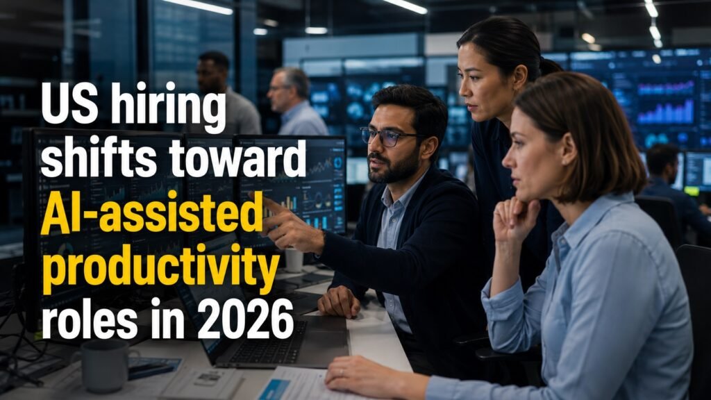 US companies shift hiring toward AI-assisted productivity and digital workplace roles in 2026