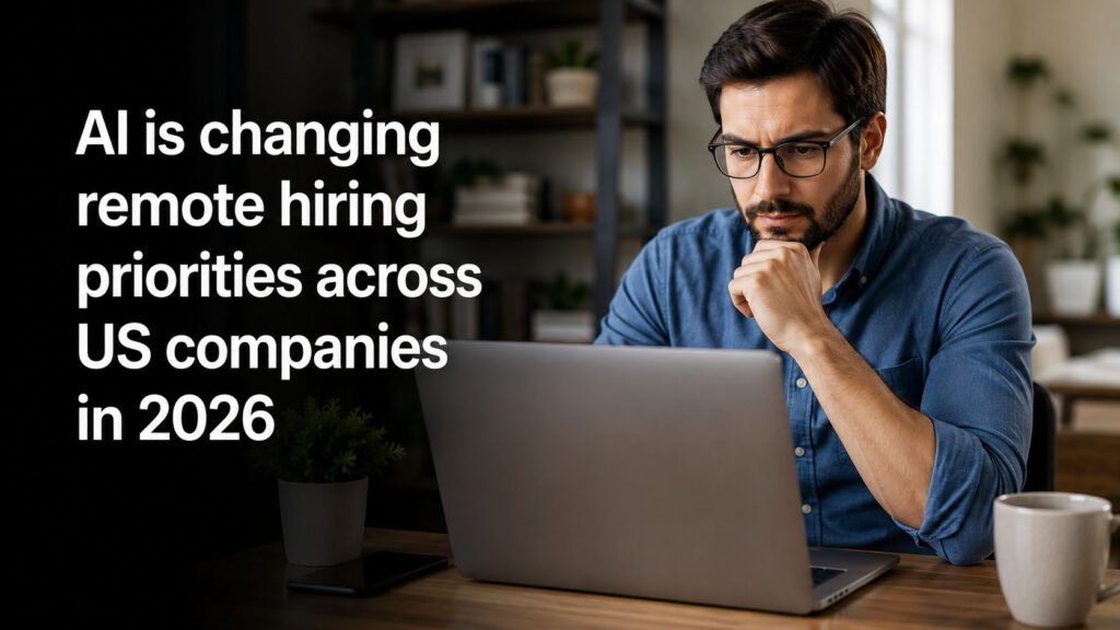 AI Adoption Is Changing Remote Hiring Priorities Across US Companies in 2026 AI adoption changing remote hiring priorities across US companies in 2026