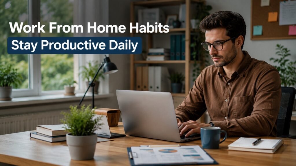 Best daily productivity habits for remote workers working from home