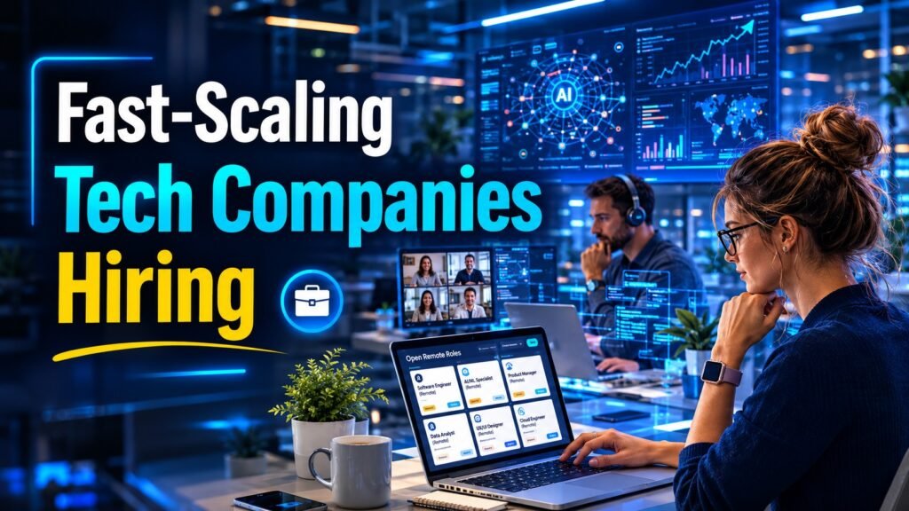 Fast-scaling tech companies hiring remote workers in the US May 2026