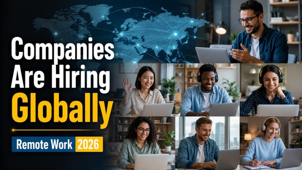 Companies hiring remote workers globally in 2026