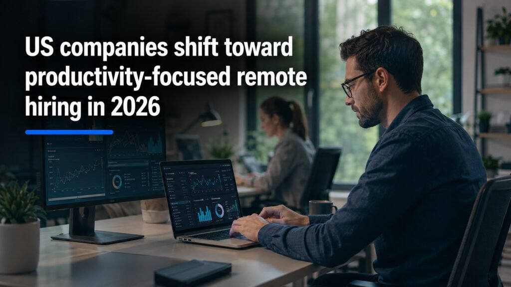 US Companies Prioritize Productivity Hiring as Economic Pressure Reshapes Remote Workforce in 2026 US companies prioritize productivity-focused remote hiring as economic pressure reshapes workforce trends in 2026