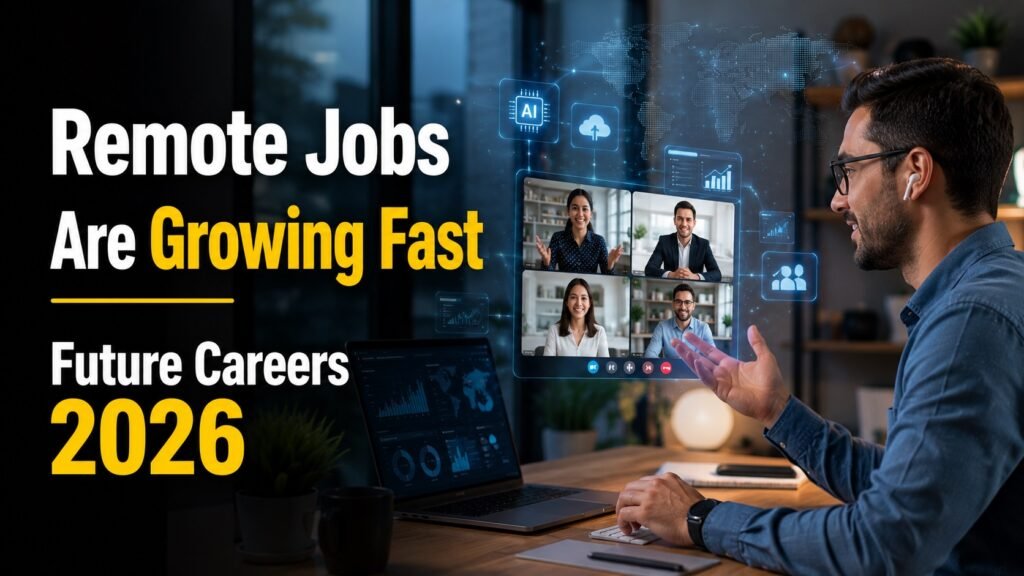 Remote jobs growing faster than traditional office careers in 2026