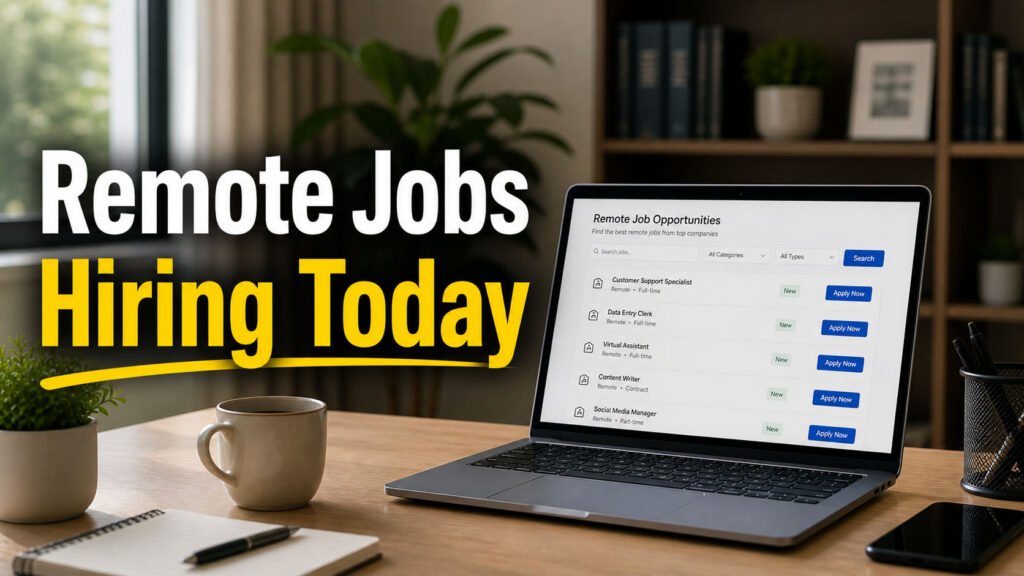 Remote jobs hiring today in the United States May 2026