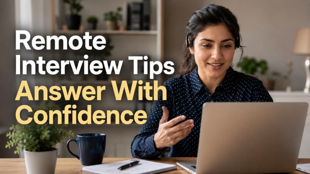 How to answer tell me about yourself in remote job interviews