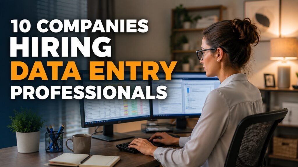 10 Companies That Regularly Hire Remote Data Entry and Administrative Professionals Companies that regularly hire remote data entry and administrative professionals.