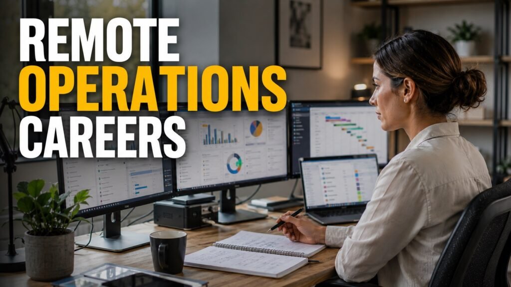Remote operations specialist coordinating projects and workflows from a home office