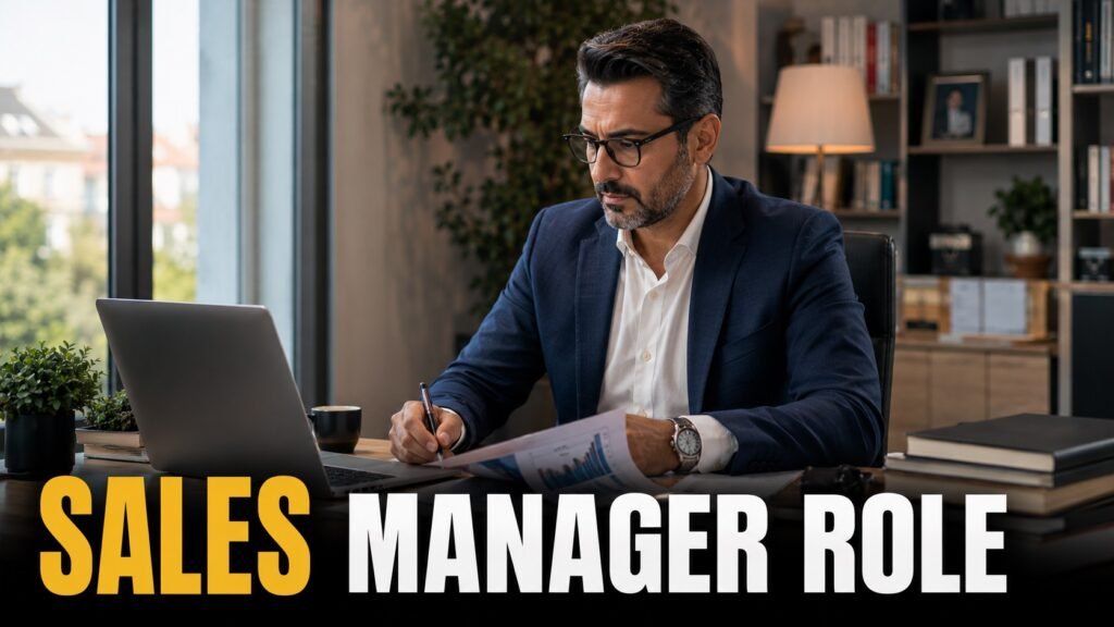T. Rowe Price Senior Sales Development Manager Job Guide Remote financial sales manager reviewing client relationship and business growth plans.